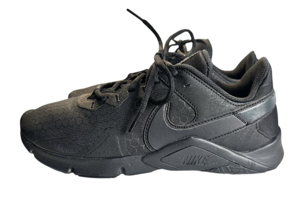 Nike Legend Essential 2 Sz 9 Black Cross-Training Athletic Shoe HIIT Gym Lifting